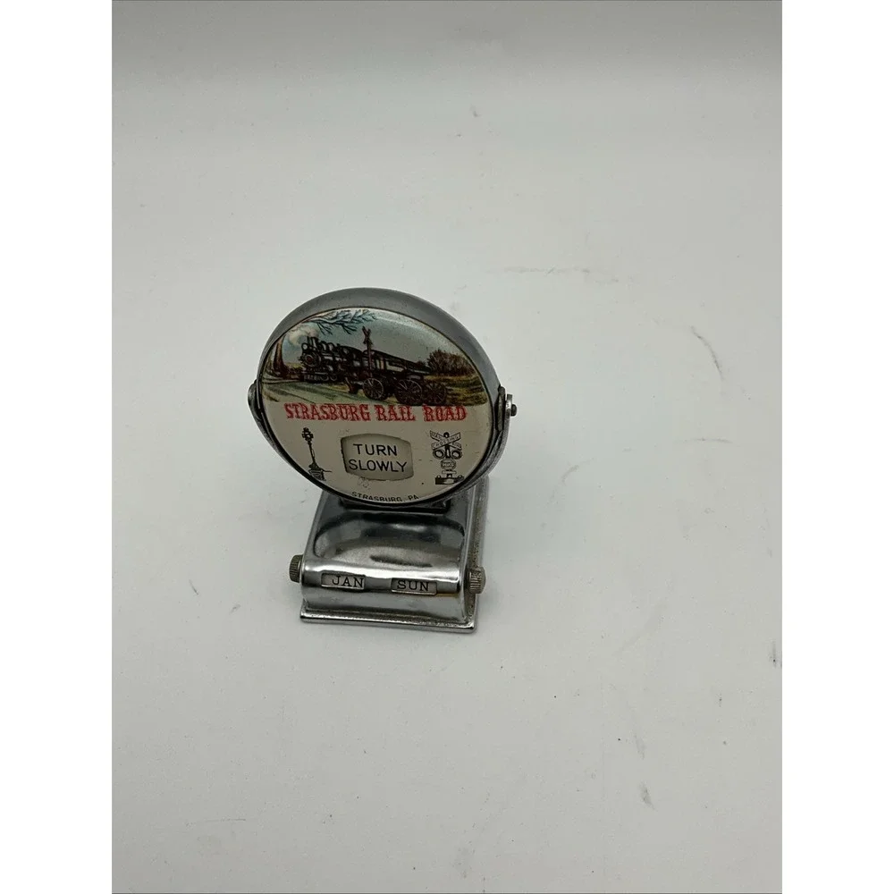 vintage Strasburg Rail Road souvenir perpetual desk calendar